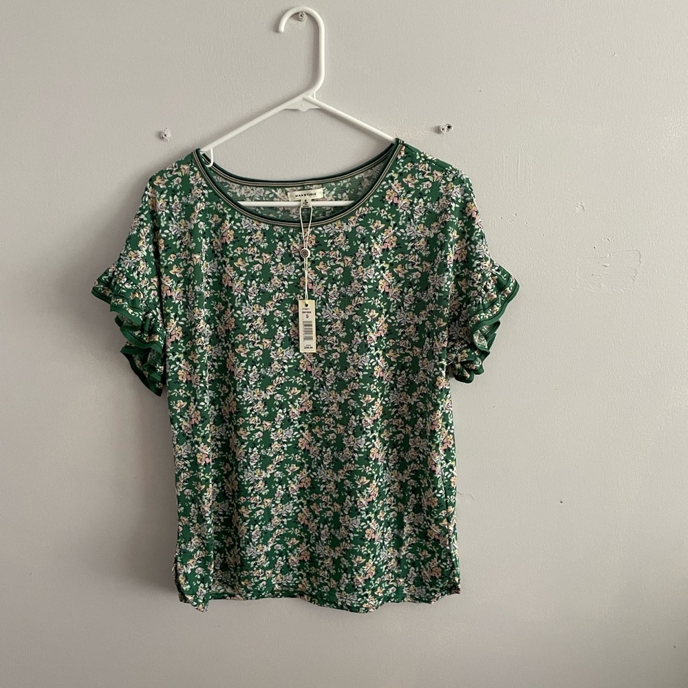 Nwt Max Studio green blouse